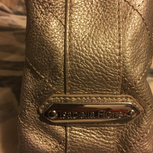 Isabella Fiore Quilted Carina XLarge Gold Metallic - Picture 3 of 8